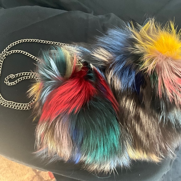 **PRICE DROP** Fox Fur Muff Handbag - Picture 4 of 5